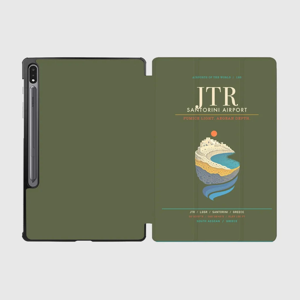 Santorini Airport JTR - Caldera Pumice Glow - Green Army