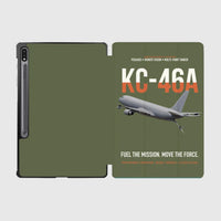 Thumbnail for KC-46A PEGASUS design on green army samsung tablet tablet case
