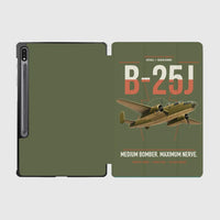 Thumbnail for B-25J Mitchell design on green army samsung tablet tablet case