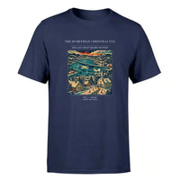 Thumbnail for VINTAGE G4449 - The Homefield Christmas Eve - Premium T-Shirt design on navyblue premium t shirt