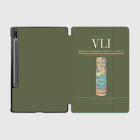 Thumbnail for Bauerfield International Airport (VLI) design on green army samsung tablet tablet case