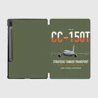 Thumbnail for Airbus CC-150T Polaris design on green army samsung tablet tablet case