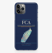 Thumbnail for Kalispell Airport (FCA) design on navy blue iPhone 16 Pro MagSafe case