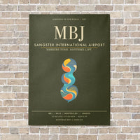 Thumbnail for Sangster International Airport MBJ - Canvas Framed - Green Army