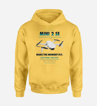 Thumbnail for DJI Mini 2 SE design on yellow hoodie single side