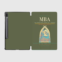 Thumbnail for Moi International Airport (MBA) design on green army samsung tablet tablet case