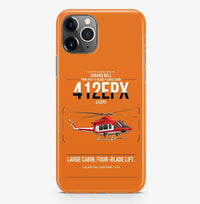 Thumbnail for SUBARU Bell 412EPX design on orange magsafe iphone case, for iPhone Pro Max