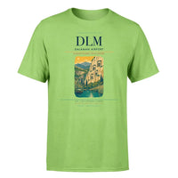 Thumbnail for Dalaman Airport (DLM) T-Shirt single-side front print in Light Green | dalaman-airport-dlm-double-side-t-shirt