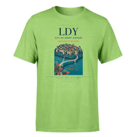 Thumbnail for City of Derry Airport (LDY) T-Shirt single-side front print in Light Green | city-of-derry-airport-ldy-double-side-t-shirt