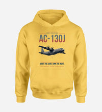 Thumbnail for AC-130J Ghostrider design on yellow double-side hoodie