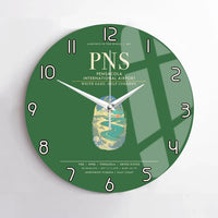 Thumbnail for Pensacola International Airport PNS Wall-Clock No-Frame - Green
