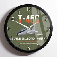 Thumbnail for T-45C Goshawk design on green army framed wall clock