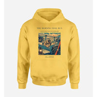 Thumbnail for VINTAGE G4146 - The Morning Mail Run - Premium Hoodie design on yellow premium