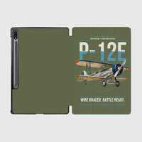 Thumbnail for Boeing P-12E design on green army samsung tablet tablet case