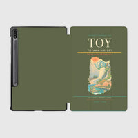 Thumbnail for Toyama Airport (TOY) design on green army samsung tablet tablet case