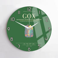 Thumbnail for Manohar International Airport Mopa GOX Wall-Clock No-Frame - Green