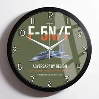 Thumbnail for F-5N F Adversary design on green army framed wall clock
