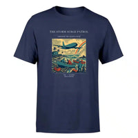 Thumbnail for VINTAGE G4367 - The Storm Surge Patrol - Premium T-Shirt design on navyblue premium t shirt