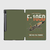 Thumbnail for F-105D Thunderchief design on green army samsung tablet tablet case