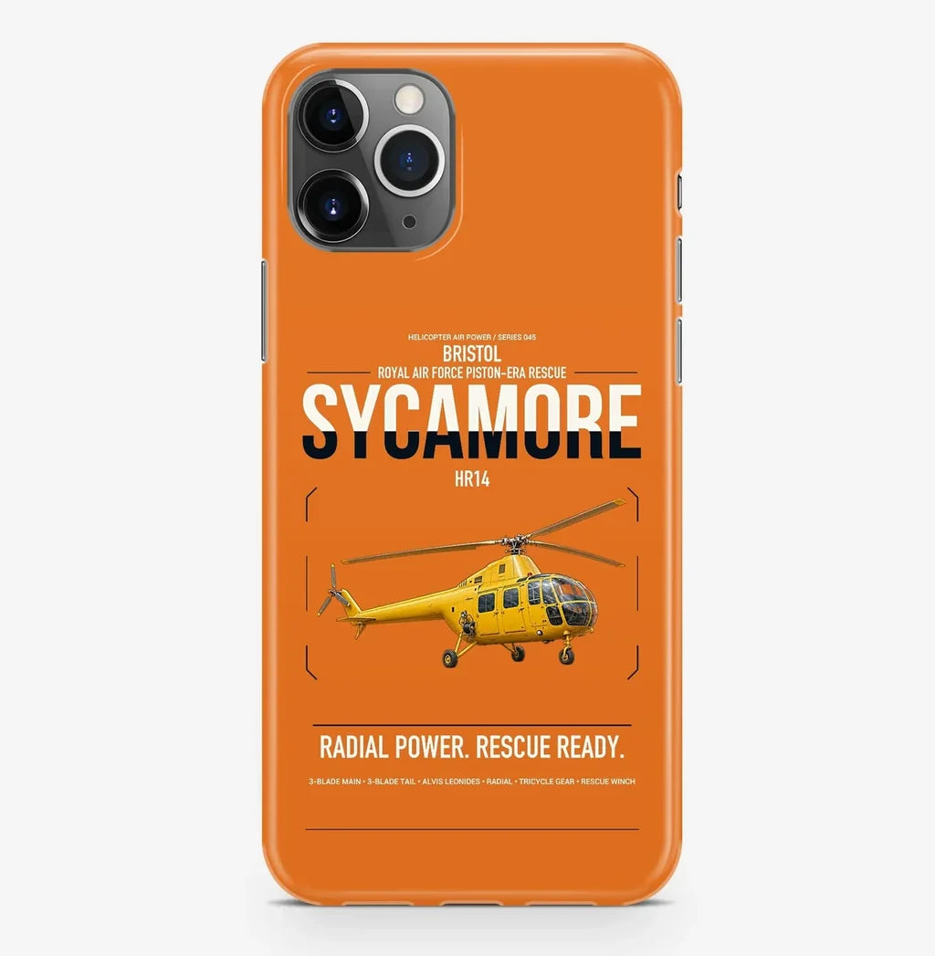 Bristol Sycamore HR14 design on orange magsafe iphone case, for iPhone Pro Max