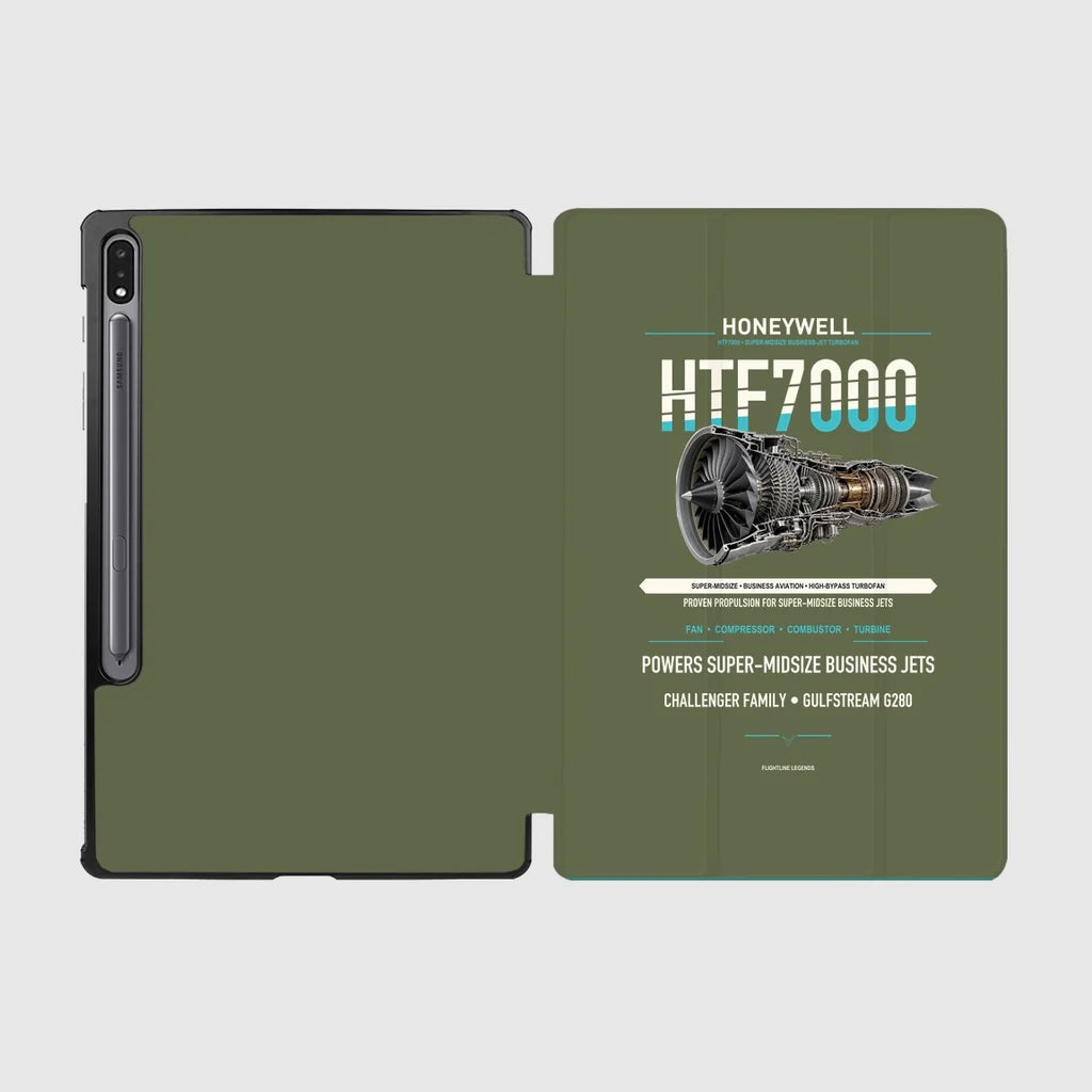 HTF7000 design on green army samsung tablet tablet case