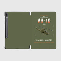 Thumbnail for Bell AH-1G Cobra design on green army samsung tablet tablet case
