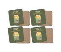Thumbnail for George Best Belfast City Airport BHD Coaster 4-Pieces-Set - Green Army