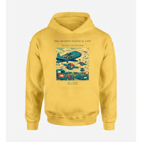 Thumbnail for VINTAGE G4471 - The Skydive Festival Lift - Premium Hoodie design on yellow premium