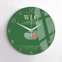 Thumbnail for Wellington International Airport WLG Wall-Clock No-Frame - Green