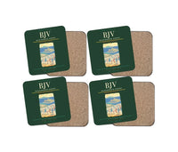 Thumbnail for Milas-Bodrum Airport BJV Coaster 4-Pieces-Set - Dark Green