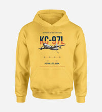 Thumbnail for KC-97L STRATOFREIGHTER design on yellow double-side hoodie, single-side print
