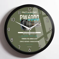 Thumbnail for PW6000 design on green army framed wall clock