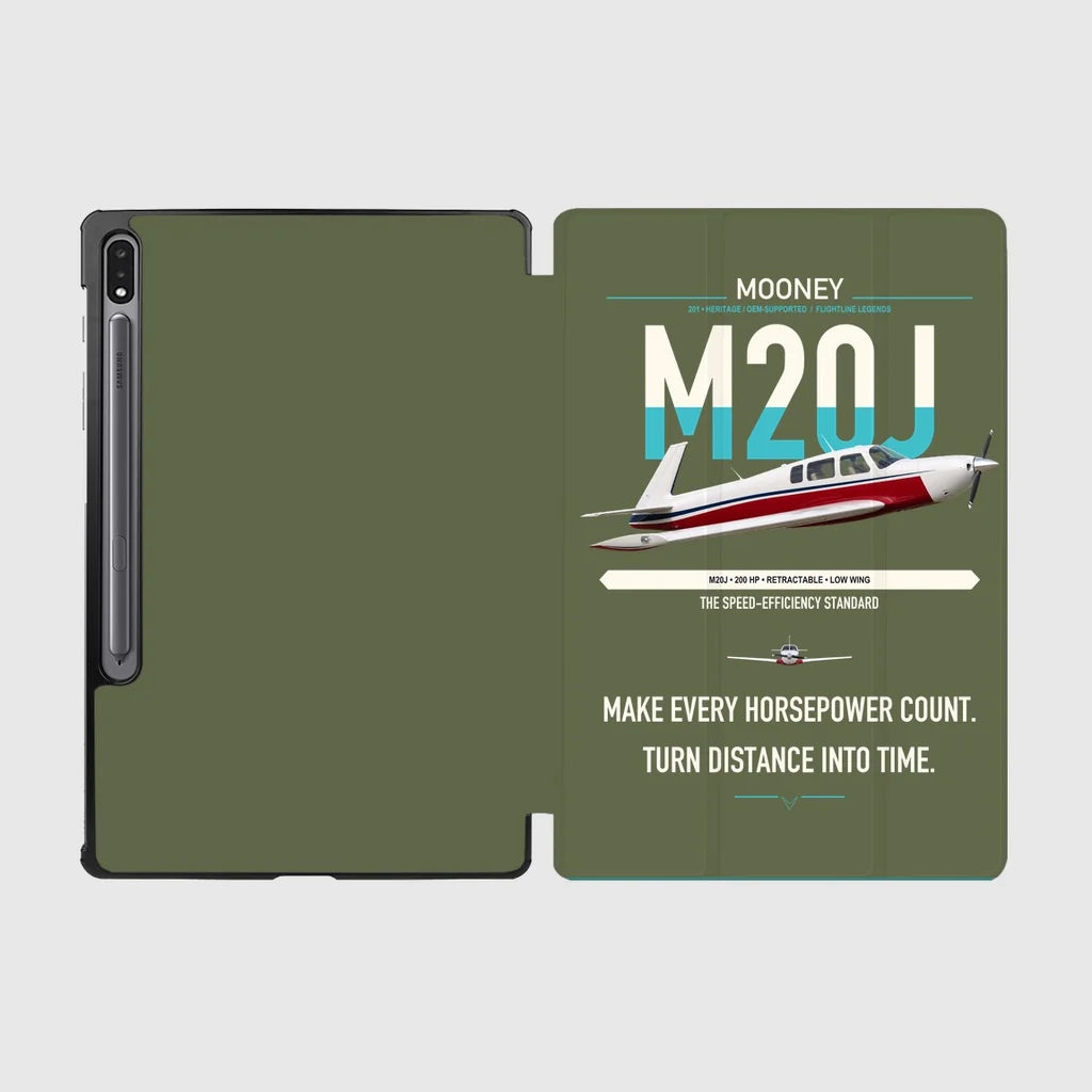 Mooney M20J 201 design on green army samsung tablet tablet case