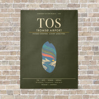Thumbnail for Troms Airport TOS - Canvas Framed - Green Army