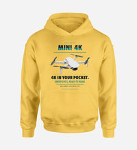 Thumbnail for DJI Mini 4K design on yellow hoodie single side