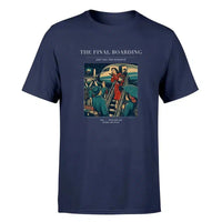 Thumbnail for VINTAGE G4102 - The Final Boarding - Premium T-Shirt design on navyblue premium t shirt