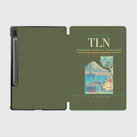 Thumbnail for Toulon-Hyères Airport (TLN) design on green army samsung tablet tablet case