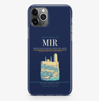 Thumbnail for Monastir Airport (MIR) design on navy blue iPhone 16 Pro MagSafe case