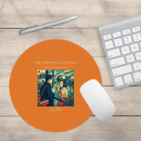 Thumbnail for VINTAGE G4380 - The Farewell Gate Kiss - Designed Mouse Pads design on orange round