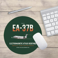 Thumbnail for EA-37B Compass Call design on dark green round mouse pad