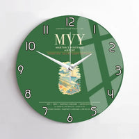 Thumbnail for Martha's Vineyard Airport MVY Wall-Clock No-Frame - Green