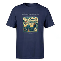 Thumbnail for VINTAGE G4140 - The Old Timers' Bench - Premium T-Shirt design on navyblue premium t shirt