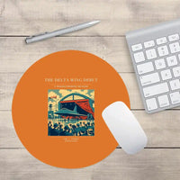 Thumbnail for VINTAGE G4460 - The Delta Wing Debut - Designed Mouse Pads design on orange round