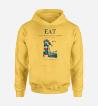 Thumbnail for Pangborn Memorial Airport (EAT) design on yellow hoodie single-side print