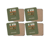 Thumbnail for SPAD S.XIII C.1 design on green army 4 pieces set coaster
