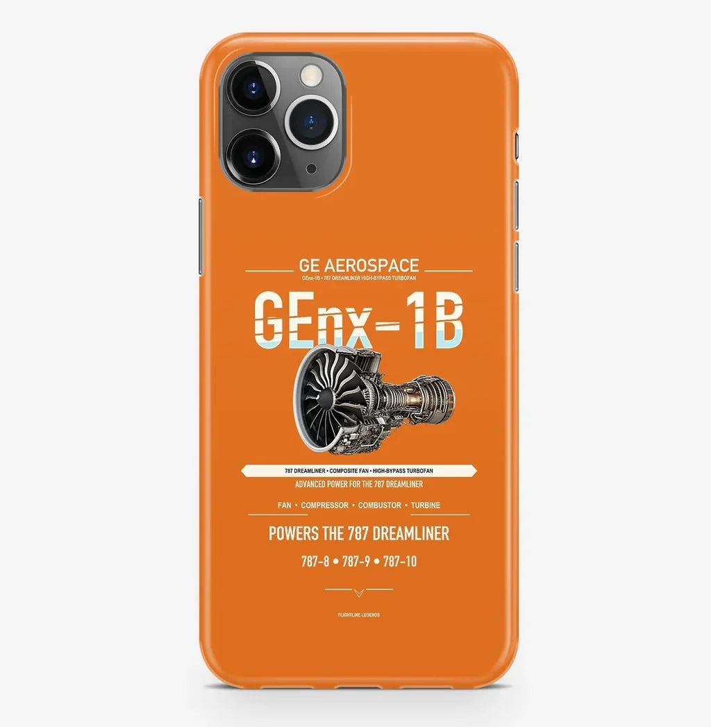 GEnx-1B Case ProMax design on orange iphone case promax
