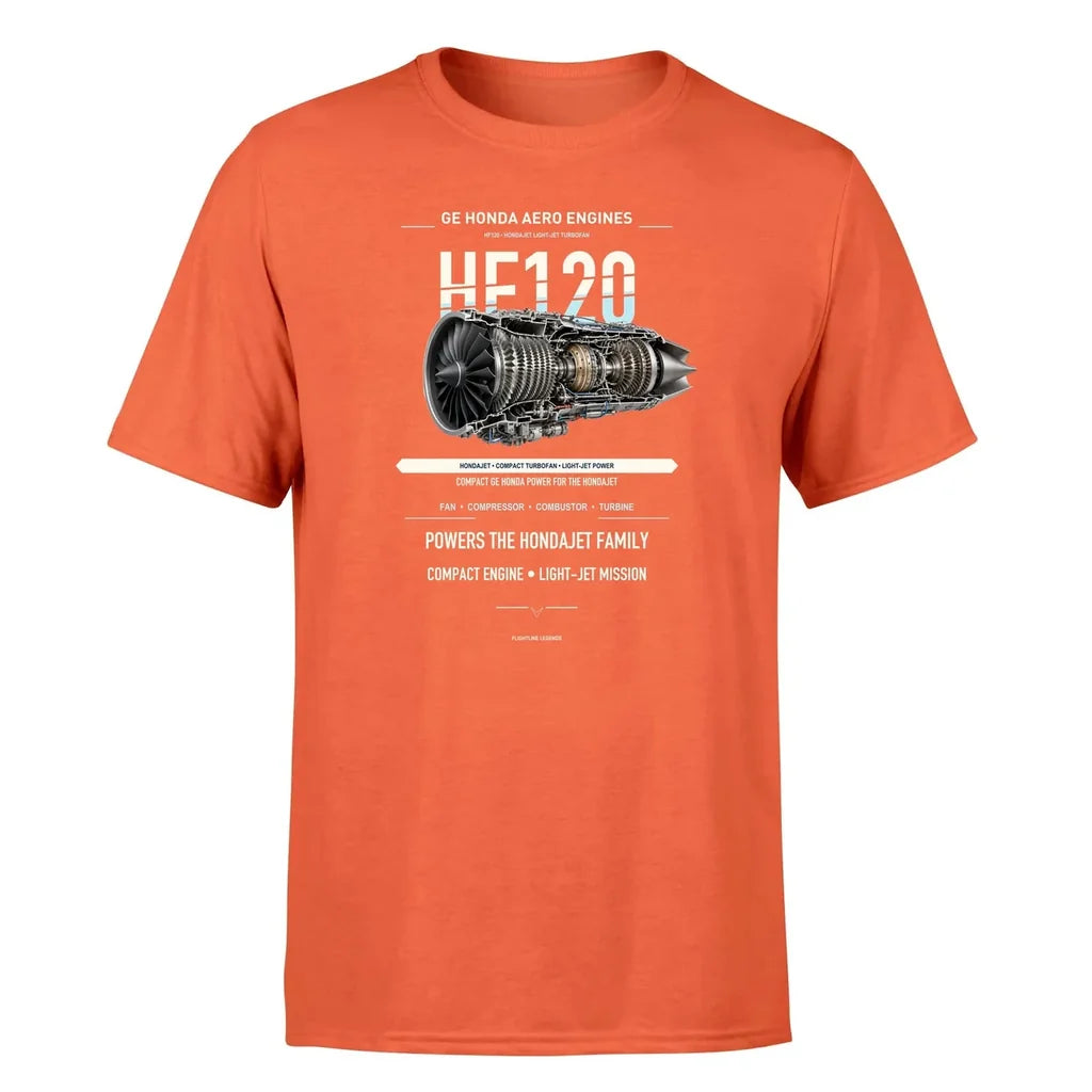 HF120 design on orange single side