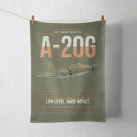 Thumbnail for A-20G Havoc design on green army towel