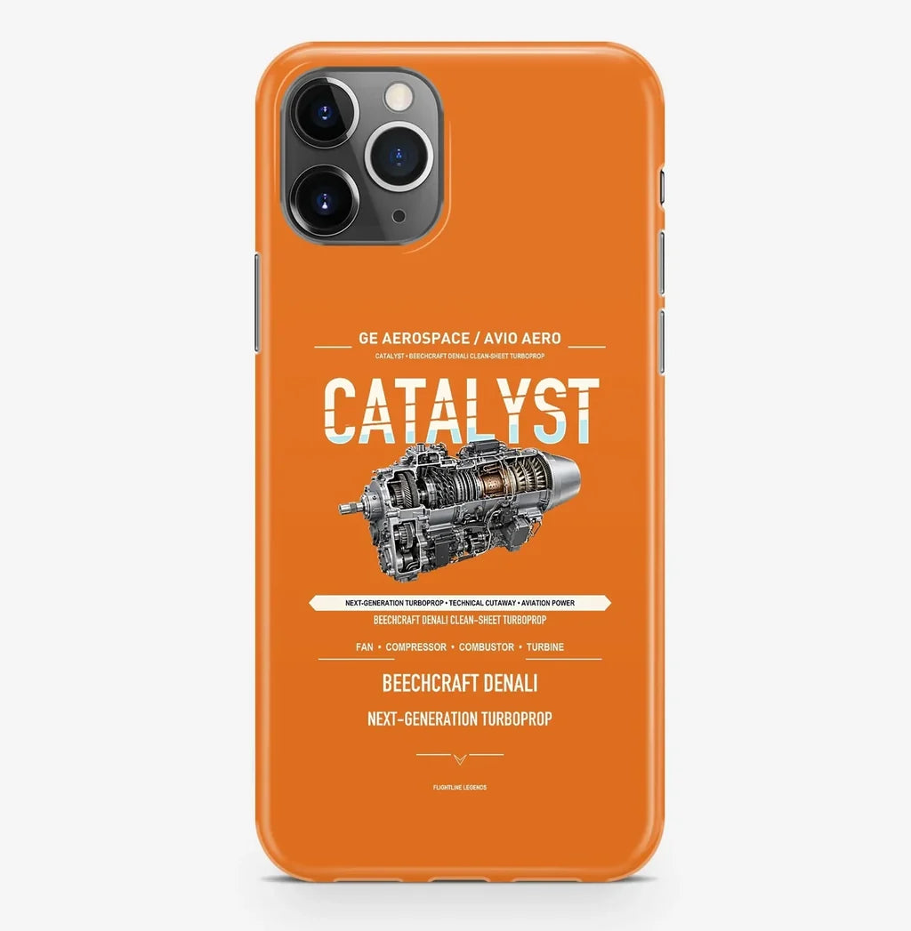 CATALYST Case ProMax design on orange iphone case promax