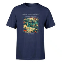 Thumbnail for VINTAGE G4209 - The Island Hop Survey - Premium T-Shirt design on navyblue premium t shirt